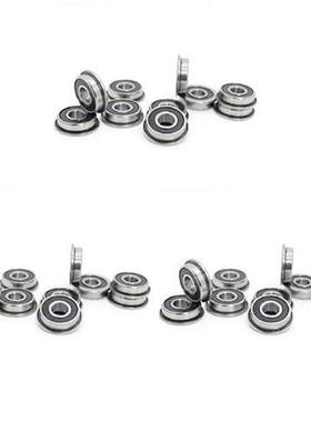 40Pcs F695-2RS Bearing 5X13X4mm Flanged Miniature Deep