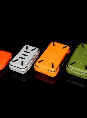 Double Layer Hard Plastic Fishing Box  Bait or Sinker Lure F