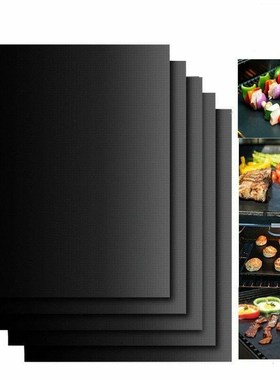 Kitchen Accessories Silicone Baking Mat BBQ Cooking Mat Blac