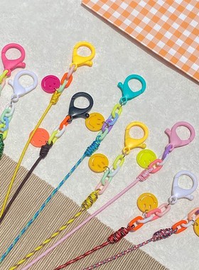 Masks hang rope hanging neck female south Korean smiling