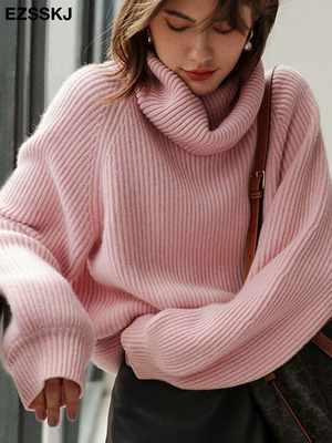Autumn Winter oversize thick Sweater pullovers Women 2021 lo