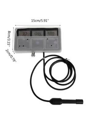 6 in 1 Water Quality Tester Monitor pH Meter Aquarium Water