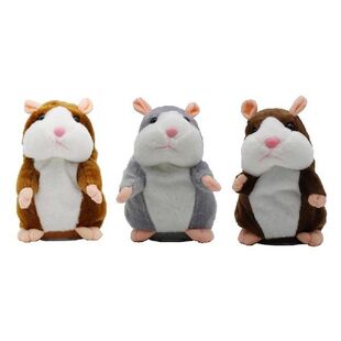 Funny Talking Hamster Stuffed Plush Animal Doll Sound
