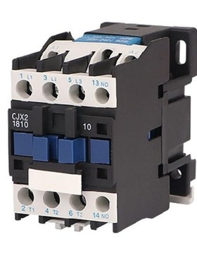 Rail Mount Industrial CJX2-1810 AC Contactor 220V 50Hz Coil