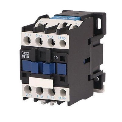 Rail Mount Industrial CJX2-1810 AC Contactor 220V 50Hz Coil