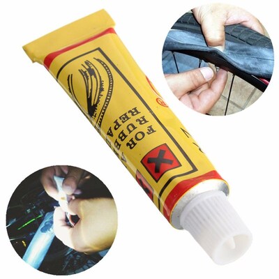 Bicycle Cycling Rubber Tire Patches Repair Glue Tube Cycle T