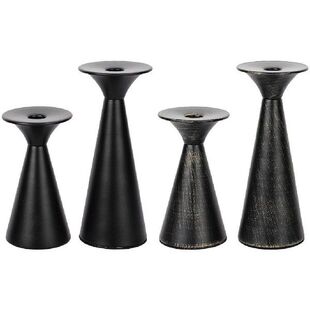 2x Modern Candlestick Holders Taper Candle Holder Table