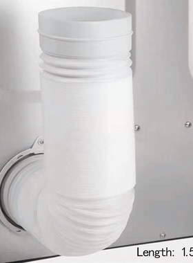 Telescopic tube for dryer clothes dryer parts exhaust hose a