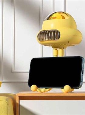 Stroller Fan Bendable Octopus Legs Space Capsule Leafless