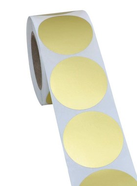 Blank round Golden craft Stickers seal labels 50-500pcs Labe