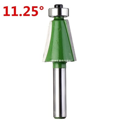 8mm Shank Chamfering Milling Cutter Router Bit 11.25-45 Degr