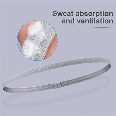 4 Pieces Thick Non-Slip Elastic Sport Headbands Hair Headban