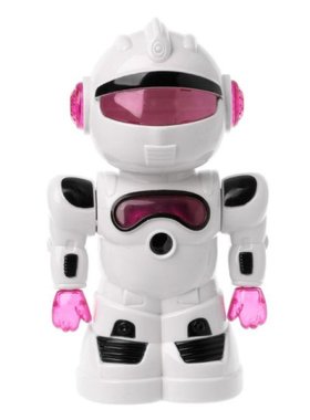 Manual Hand-cranking Pencil Sharpener With Cute Robot Cartoo