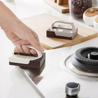 Removable Kitchen Sponge Brush Melamine Sponge Cleaning