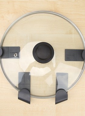 6pcs Practical ABS No Punching Pot Lid Racks Storage Wall Ha