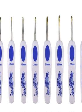 16pcs Crochet Hooks Knitting Needles 1.0-6.0mm Aluminum Hook