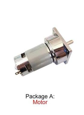 80kg.cm Large Torque 5~500rpm 35W 775 12V DC Gear Motor 24V