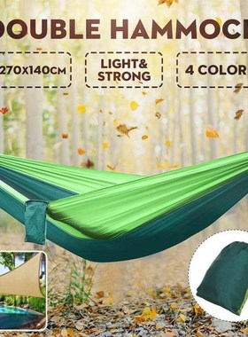 Single Double Adult Hammock Hammocks Sleeping Bed Camping 2