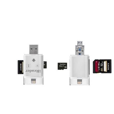 3in1 iFlash Drive USB Micro SD SDHC TF OTG Card Reader Writ