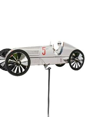 Racecar Windmill Gift Ground Stake Home Garden Decor