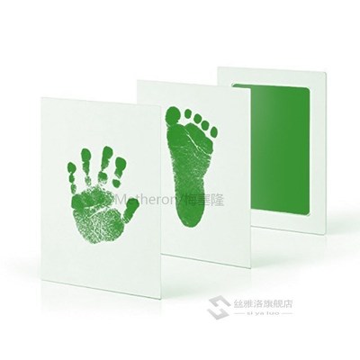 *Baby Paw Print Pad Foot Print Photo Frame Pad Inkless Wipe
