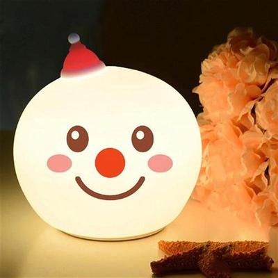 Night Light Snowman Bedroom Mini LED Christmas Children