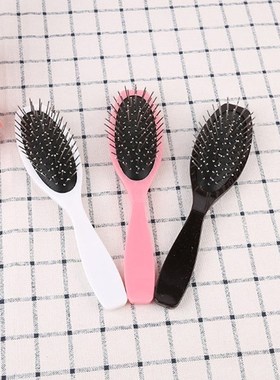 1PC Professional Anti Static Steel Comb Brush For Wig Hair E