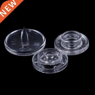 50 Sets Clear Resin Snap Buttons T5 Plastic Snaps Fasteners