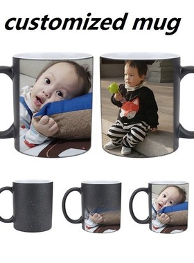 customized cup mug photo DIY LOGO gift birthday glass 定制