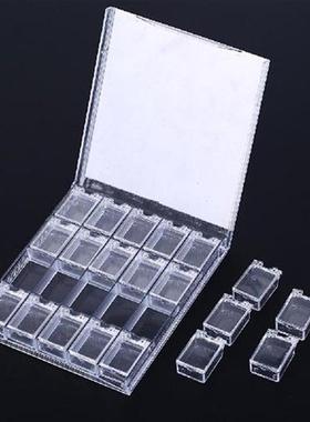 Clear Acrylic Empty Storage Box Strass Beads Jewelry