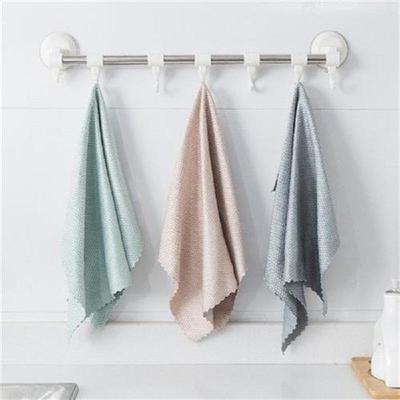 3Pcs Kitchen Cleaning Cloth Rags Window Glass Car Floor