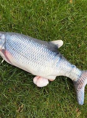 Flopping Fish Moving Fish Plush Toy With Light and Sound