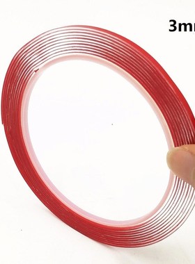 Double-sided Length 3m *3mm Transparent Acrylic Foam Adhesiv