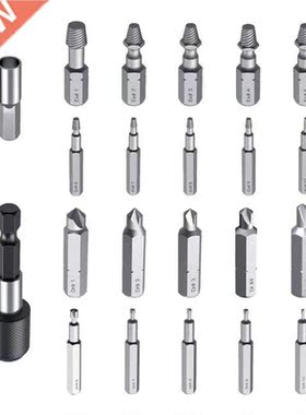 Stainless Steel Stripped Screw Extractor Kit Damaged Screw E
