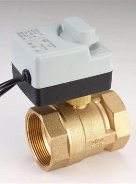 AC220V DN15 DN20 DN25 brass electric valve 3-way motorized