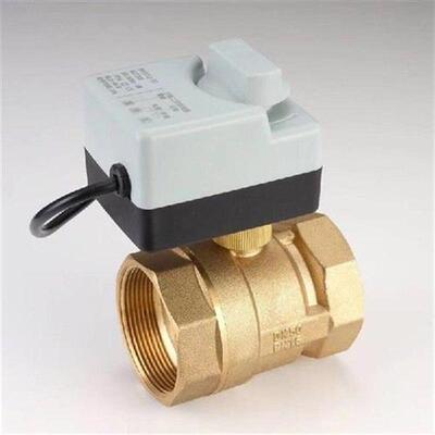 AC220V DN15 DN20 DN25 brass electric valve 3-way motorized