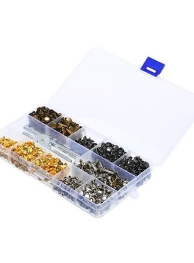 Rivet Kit 483 Sets Leather 6mm/8mm/12mm Double Cap Tubular R