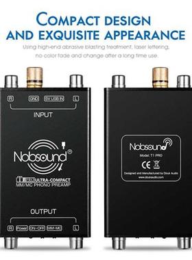 Nobsound HiFi Ultra Compact MM MC Phono Turntable Preamp Mi