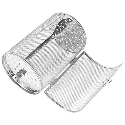 Stainless Steel Rotisserie Basket Chili Roaster Drum Oven