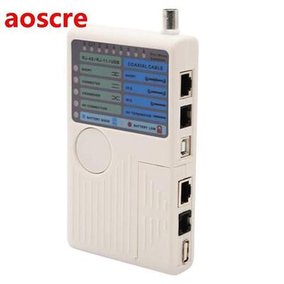 RJ11 RJ45 USB BNC LAN Network Cable Tester Remote LAN Cables