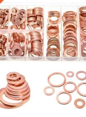 400pcs/Kit Solid Copper Crush Washers 9 Sizes Assorted Seal