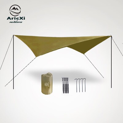 Aricxi 210t Plaid Beach Sun Shelter Tarp Tent Shade ltraligh