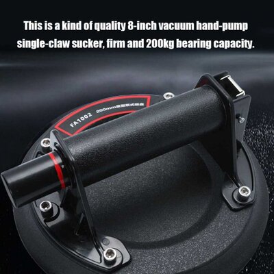 8inch Vacuum Suction Cup with Copper Handle 200kg Bearing Ca
