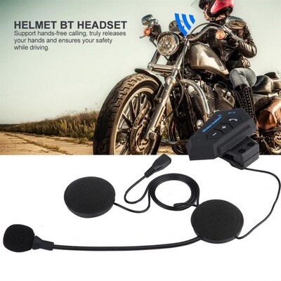 Helmet Headset Speakers-Support Motorcycle Bluetooth Hands-F