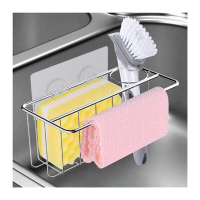 Multifunctional Sink Storage Rack Dishcloth Holder Kitchen O