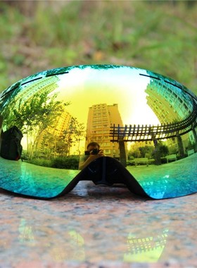 Light ski goggles double lens layers UV400 anti fog big ski