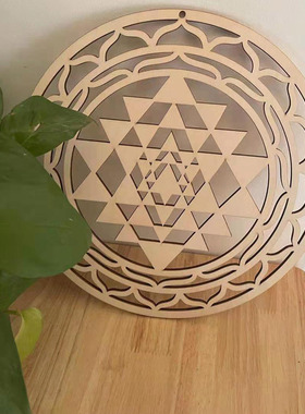 Sri Yantra Wall Decor Flower Of Life Wall Decoration,