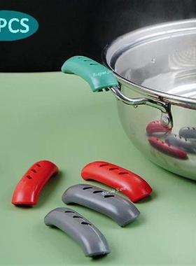 Silicone Pot Handle Sleeve Mitt Cast Iron Handle Cover
