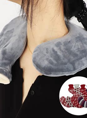 1L Portable Neck Washable Warm Protective Hot Water Bag Cove