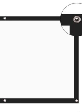 43 Fabric Wall Hanging Projection Screen For 3D LED Home Th